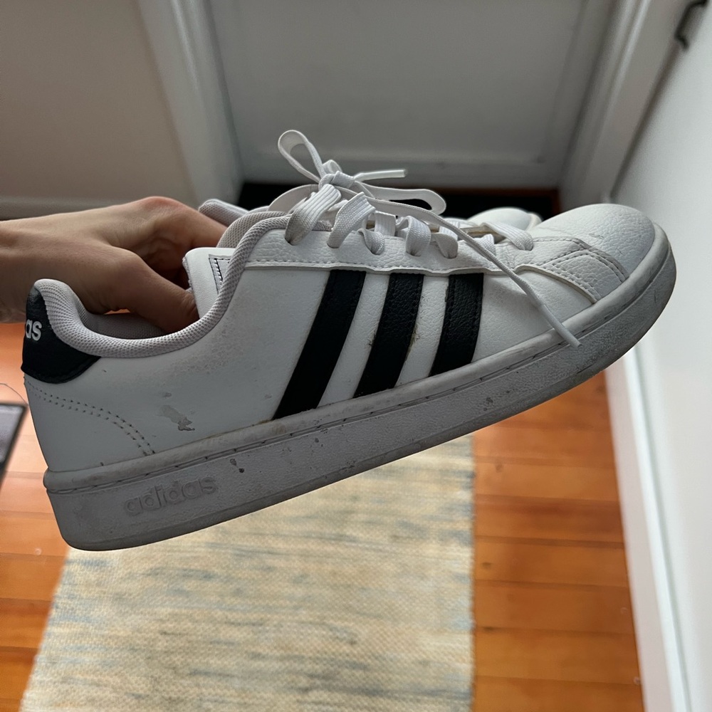 Adidas White and Black Sneakers